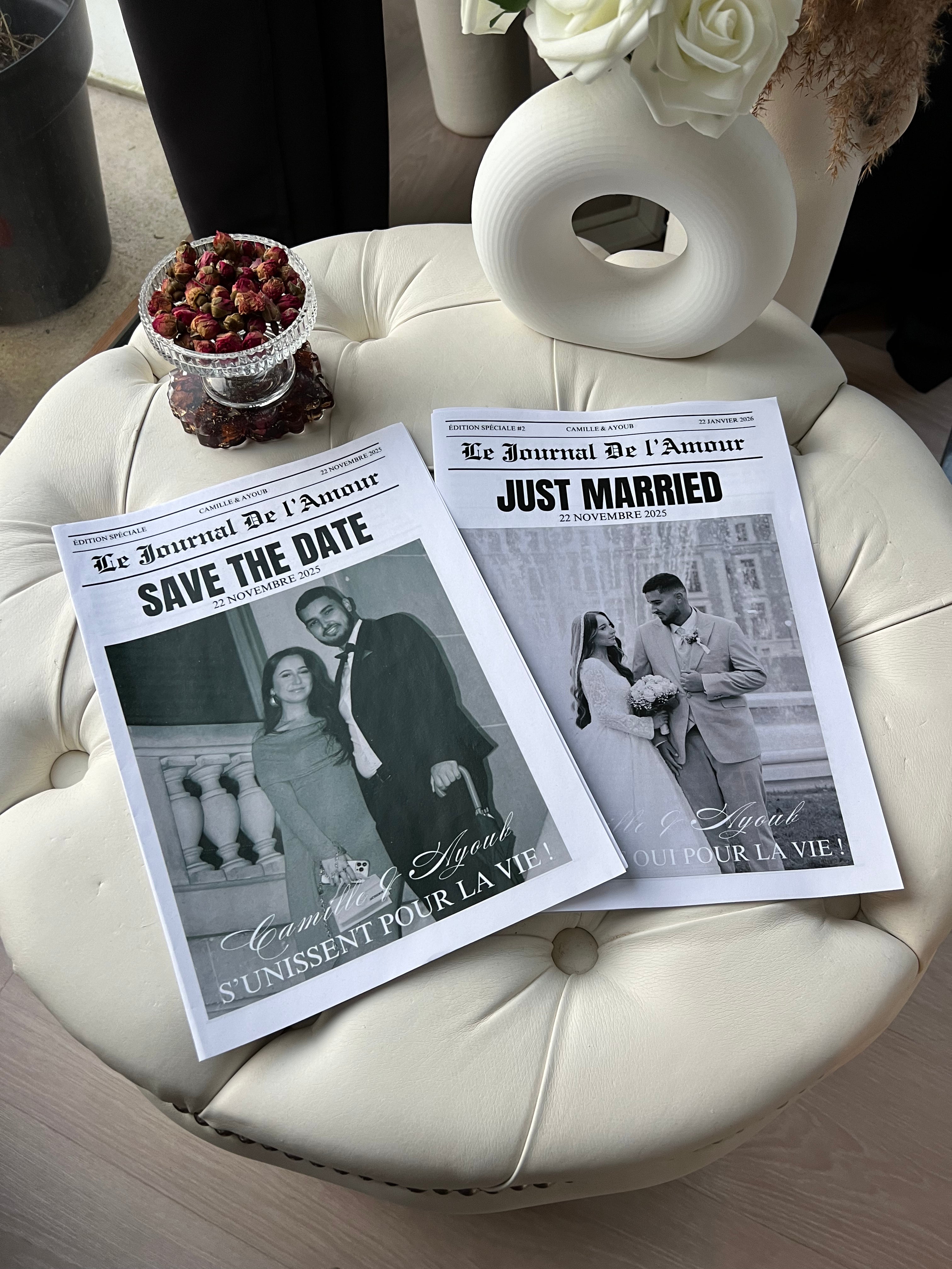 Pack - Journal Save The Date + Just Married