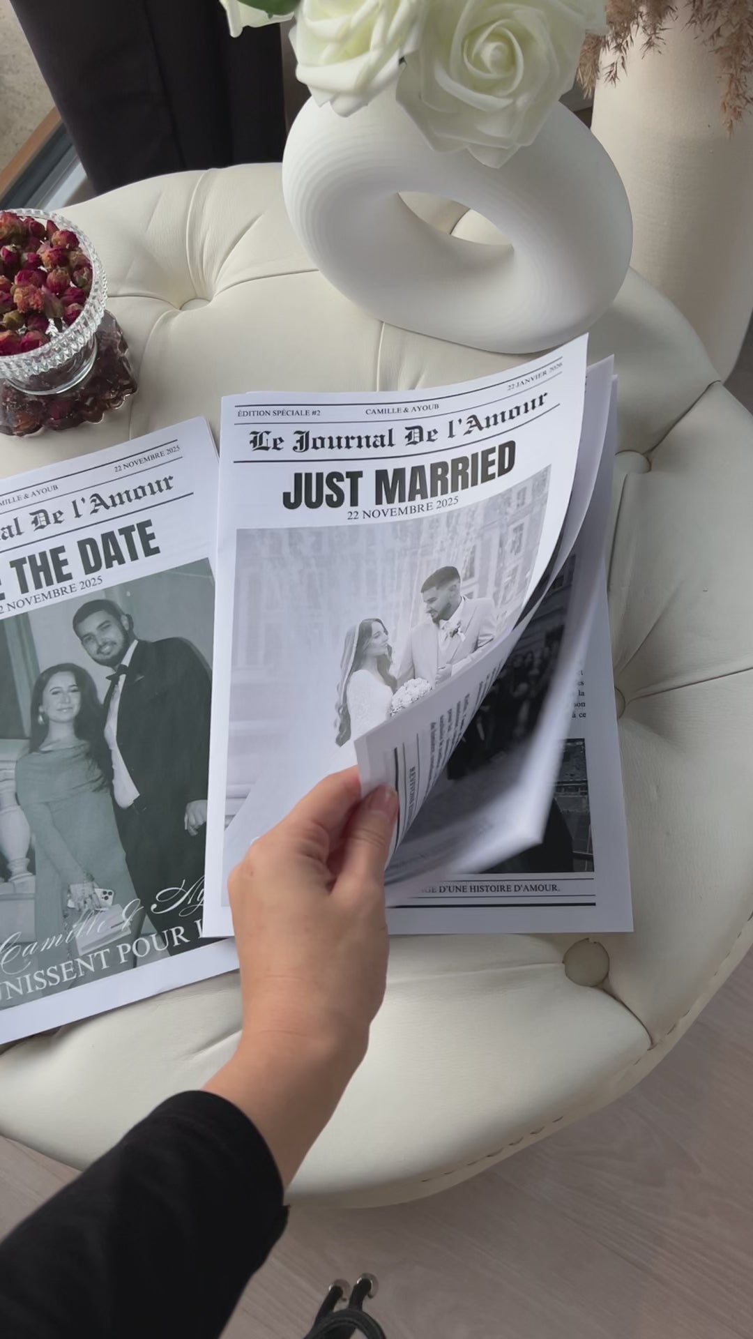 Pack - Journal Save The Date + Just Married