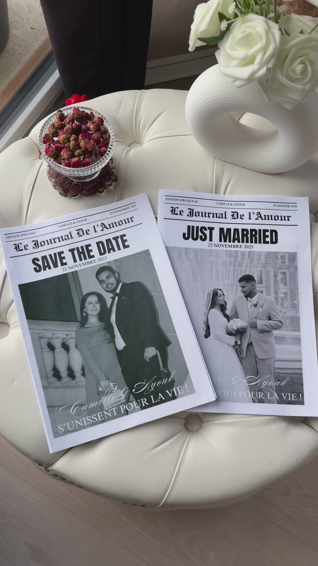 Pack - Journal Save The Date + Just Married